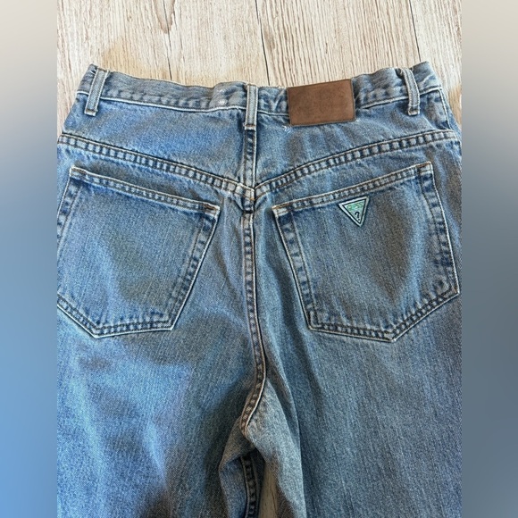 Vtg Guess Jeans High Waist Loose Fit Tapered Leg Distressed 90s Y2K Men’s 32x30 - Picture 4 of 11